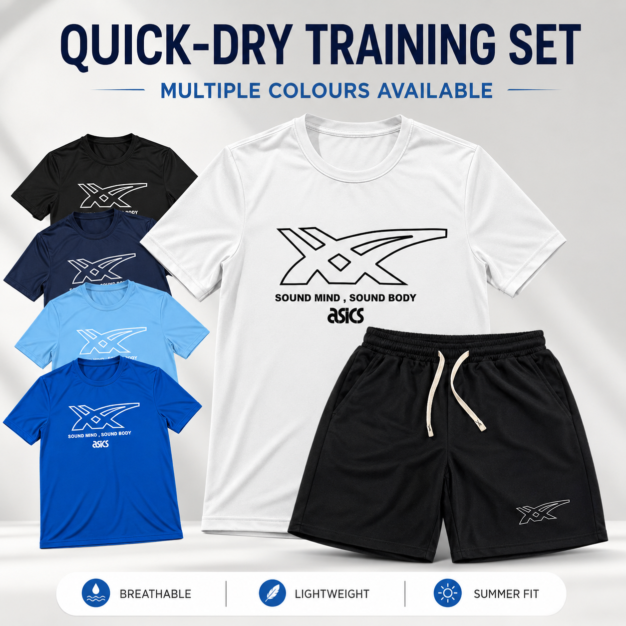 ASICS Collaboration Sports T-Shirt Set