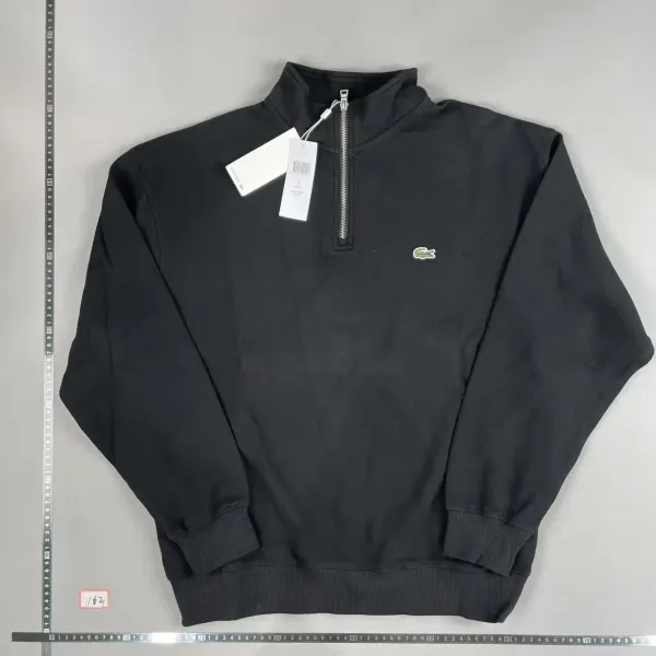 Lacoste Sport Full-Zip Track Jacket Black Outerwear - 13
