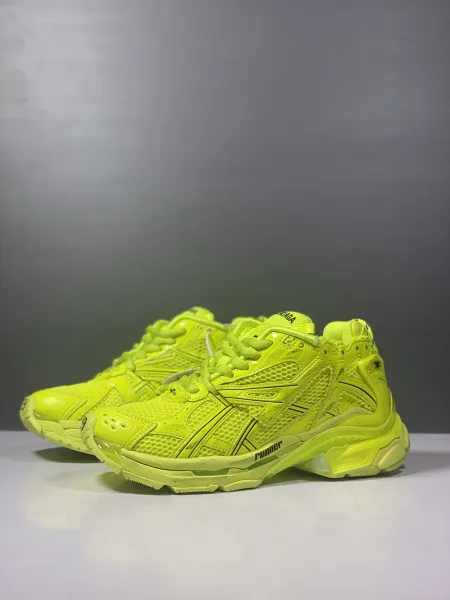 Balenciaga x Asics Gel-Kayano 14 Neon Yellow Running Shoes - 1