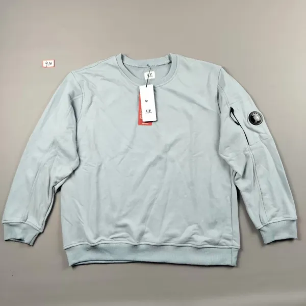 CP Company Crewneck Sweatshirt Dusty Blue - 7