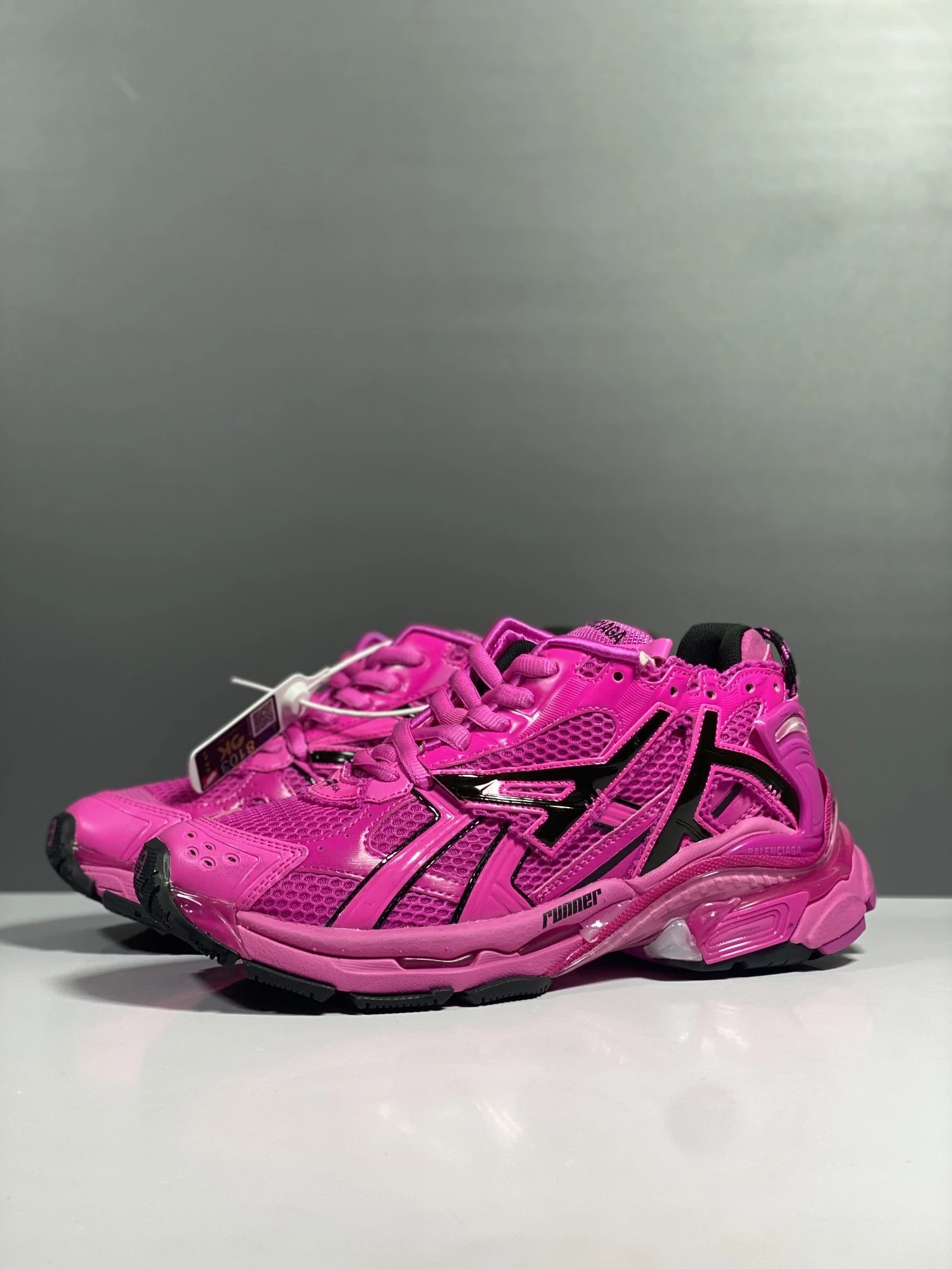 Balenciaga x Asics Runner Pink Running Shoes