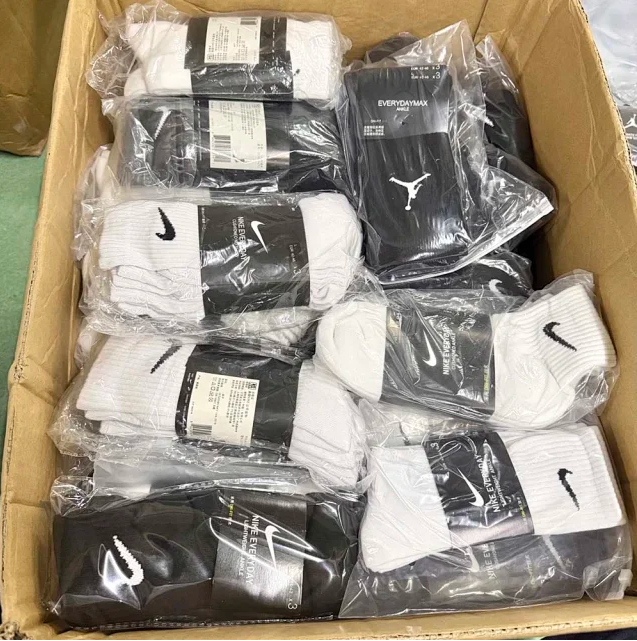 Supreme Box Logo Socks, Nike Swoosh Crew Socks, Off-White Socks, and Assorted Streetwear Socks - 11