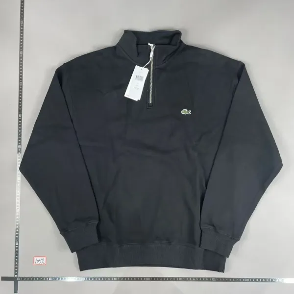 Lacoste Sport Full-Zip Track Jacket Black Outerwear - 9