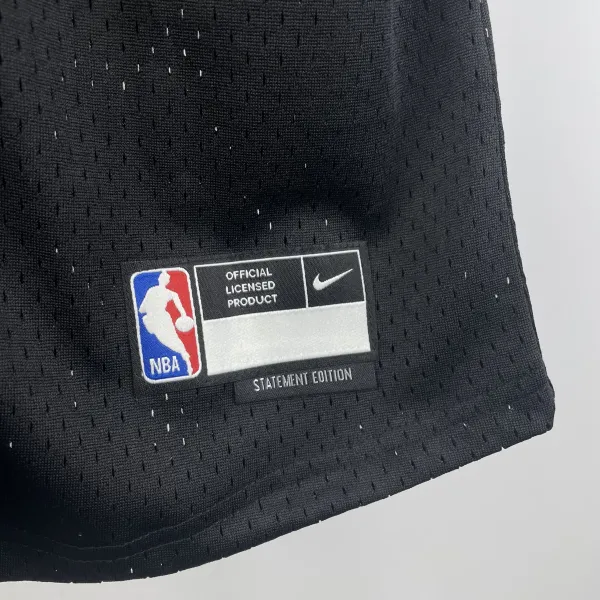 Air Jordan Brooklyn Nets Statement Edition Mesh Baseball Jersey Black - 7