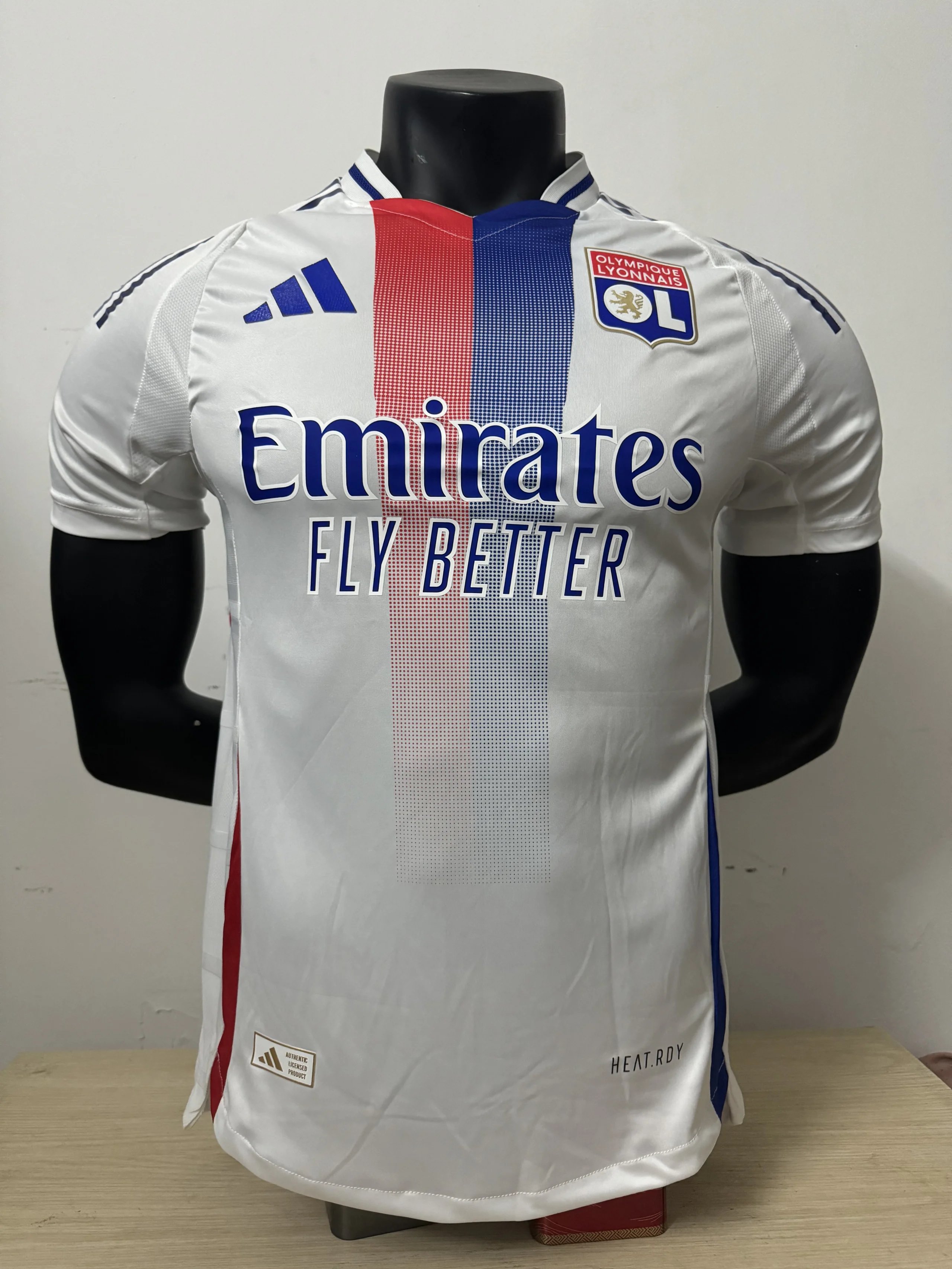 Adidas Olympique Lyonnais Home Soccer Jersey