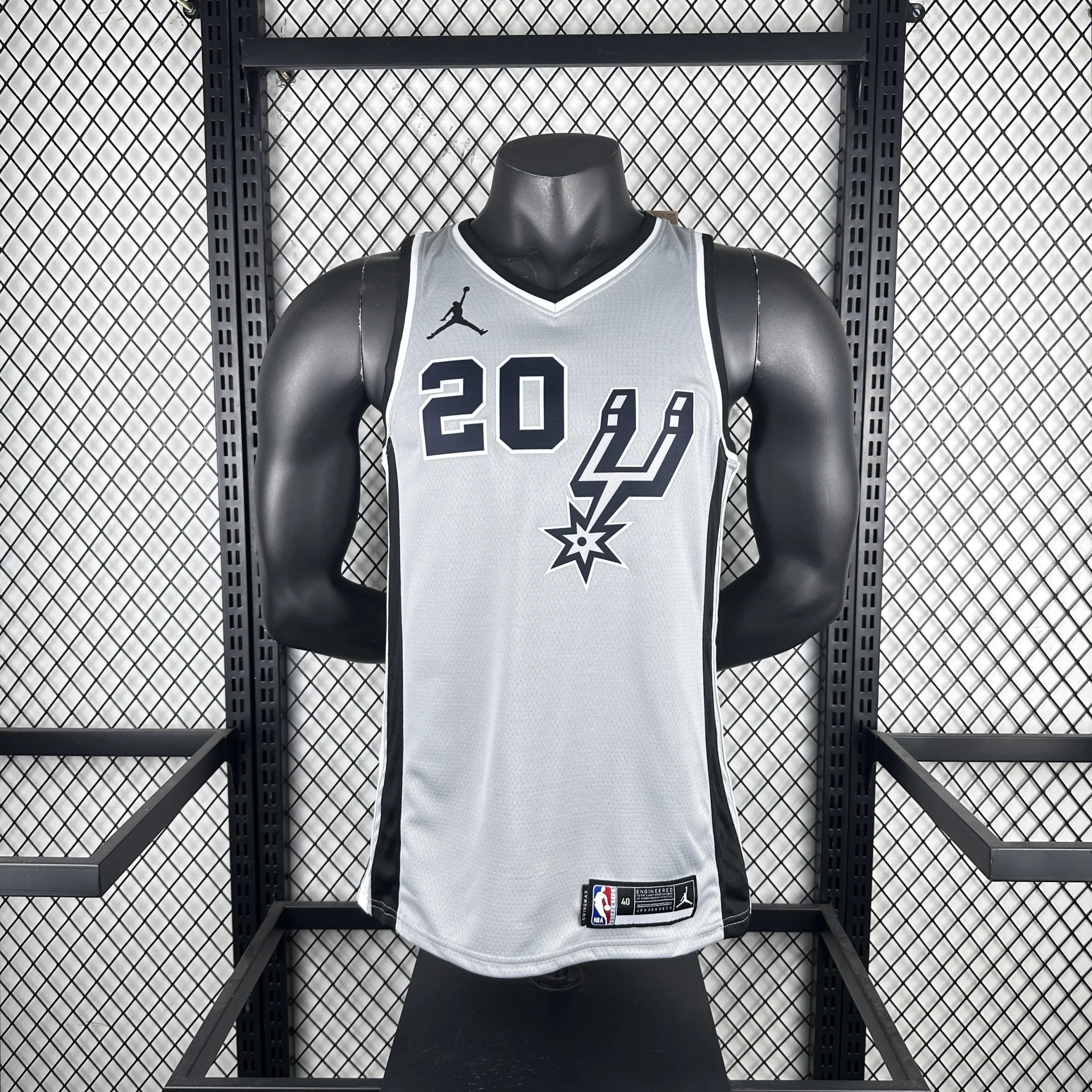 Air Jordan San Antonio Spurs #20 City Edition Jersey - 10