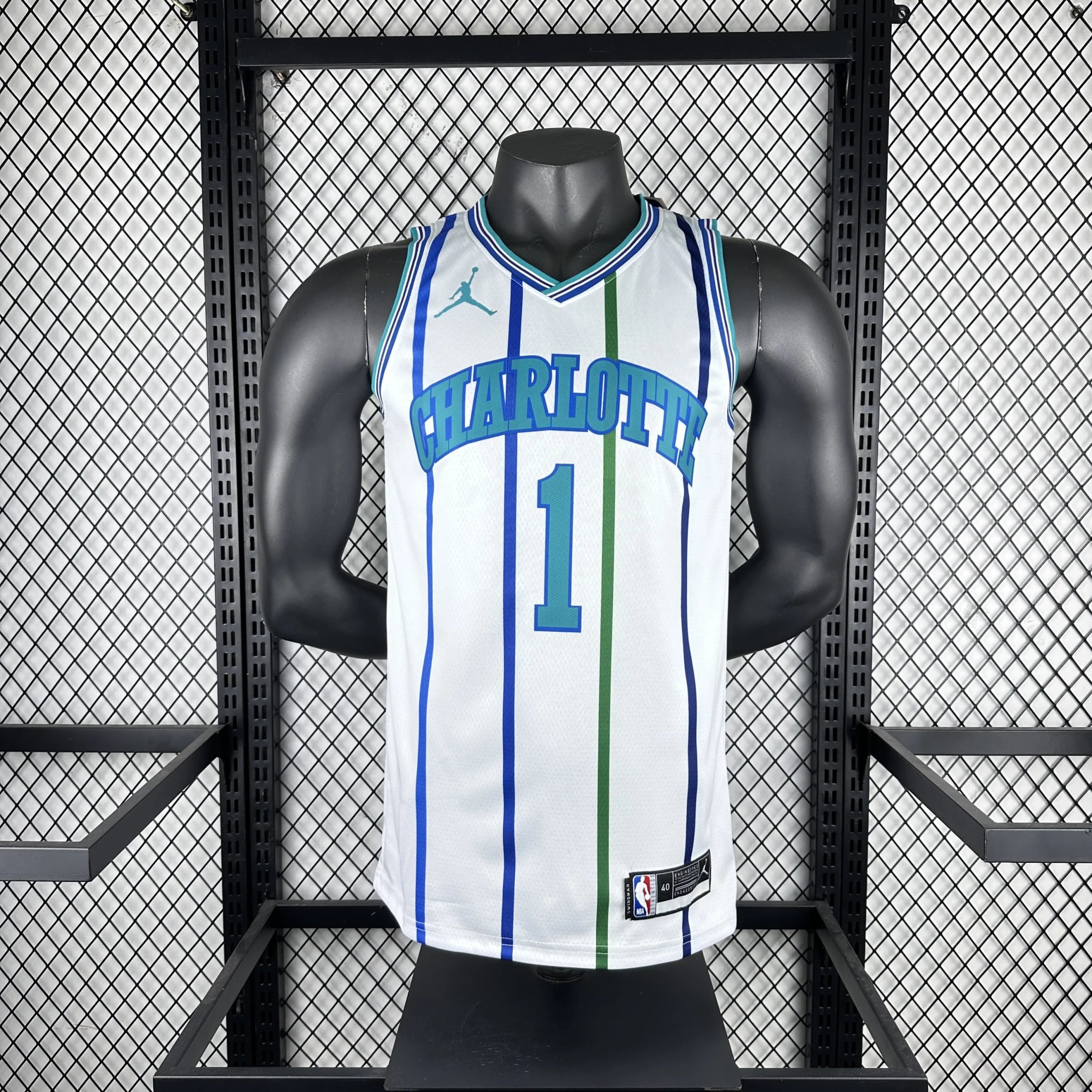 Air Jordan Charlotte Hornets City Edition Jersey White - 8