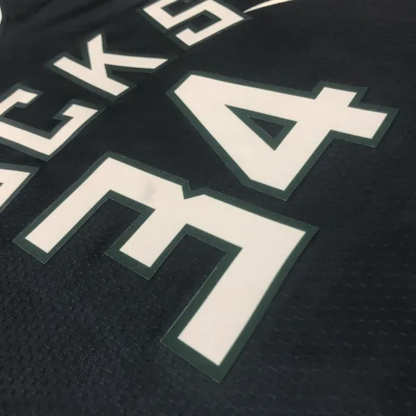 Air Jordan Milwaukee Bucks Statement Edition Jersey Black - 12