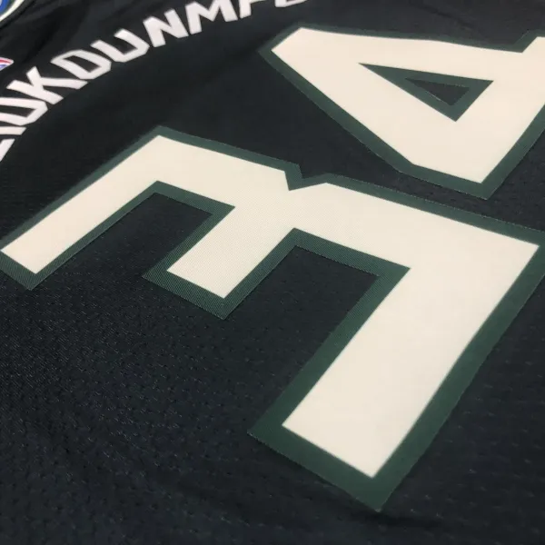 Air Jordan Milwaukee Bucks Statement Edition Jersey Black - 6