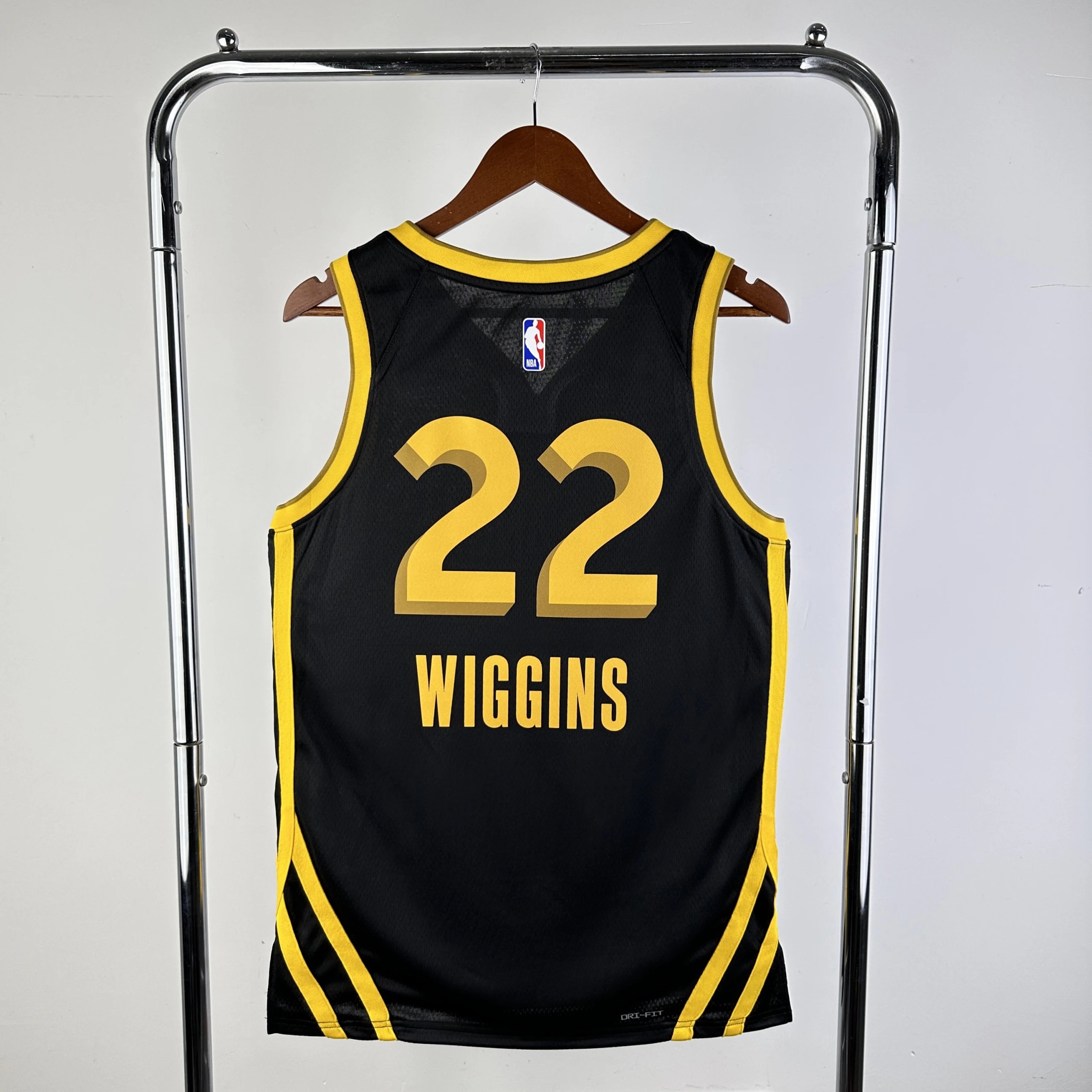 Nike Golden State Warriors City Edition Jersey Black / Yellow - 10