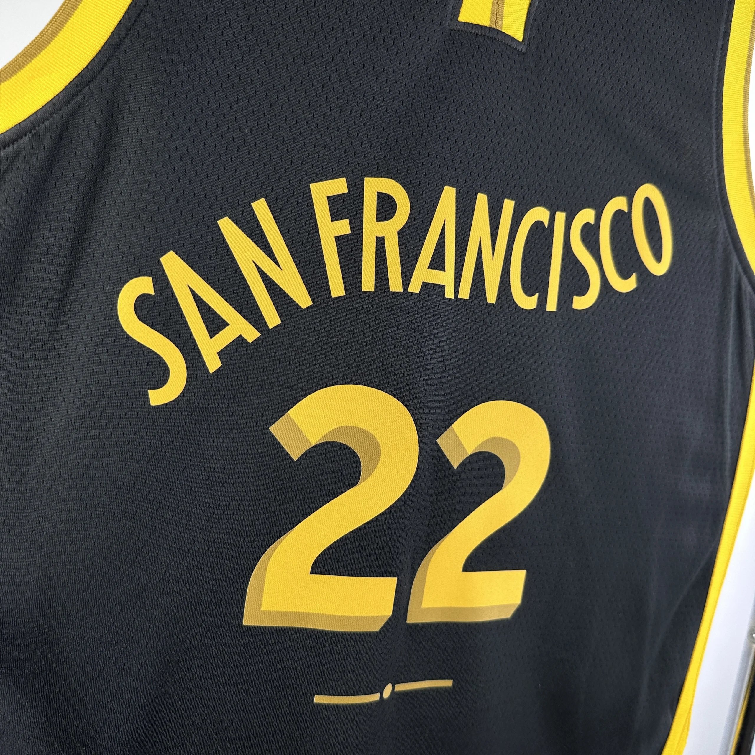 Nike Golden State Warriors City Edition Jersey Black / Yellow - 9
