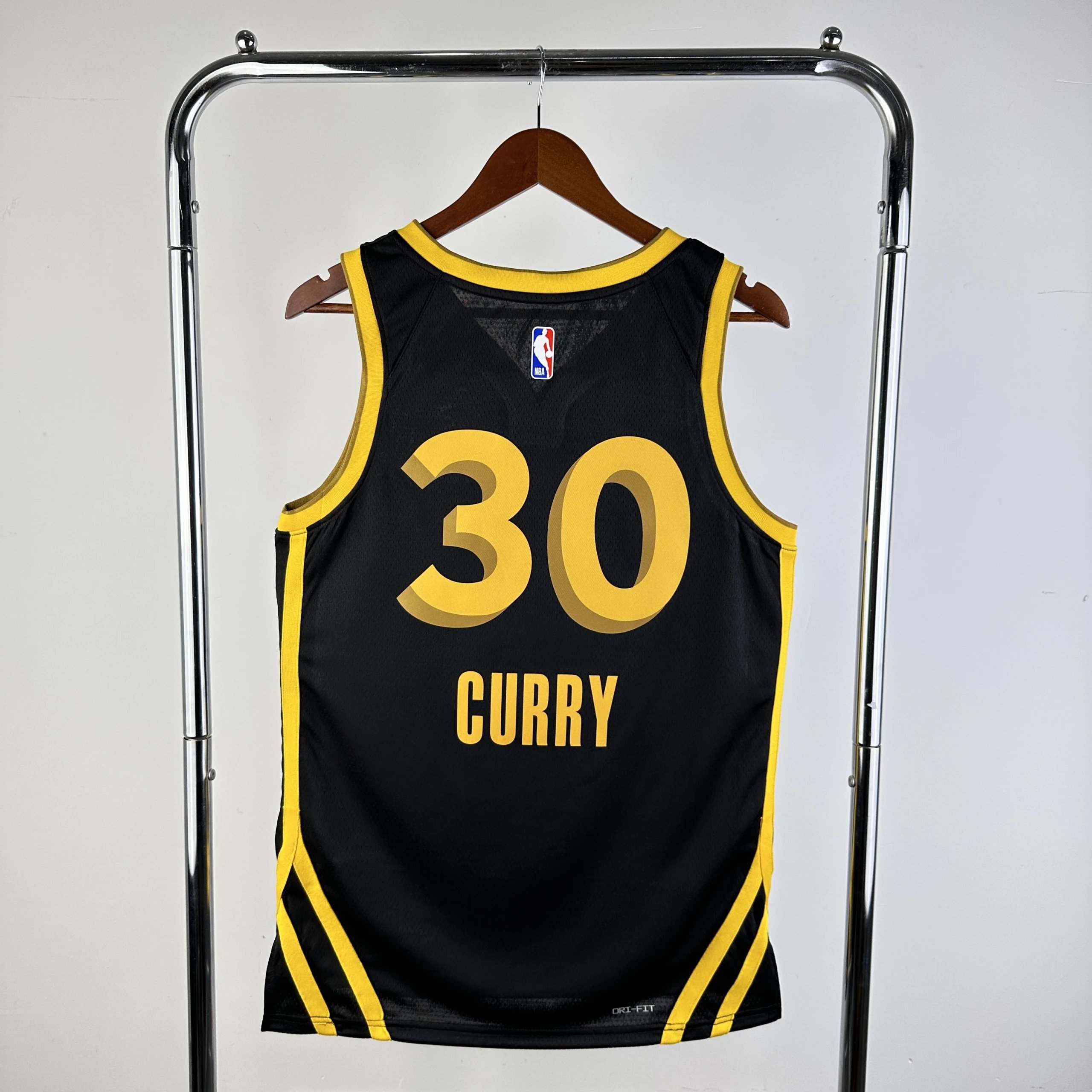 Nike Golden State Warriors City Edition Jersey Black / Yellow - 2