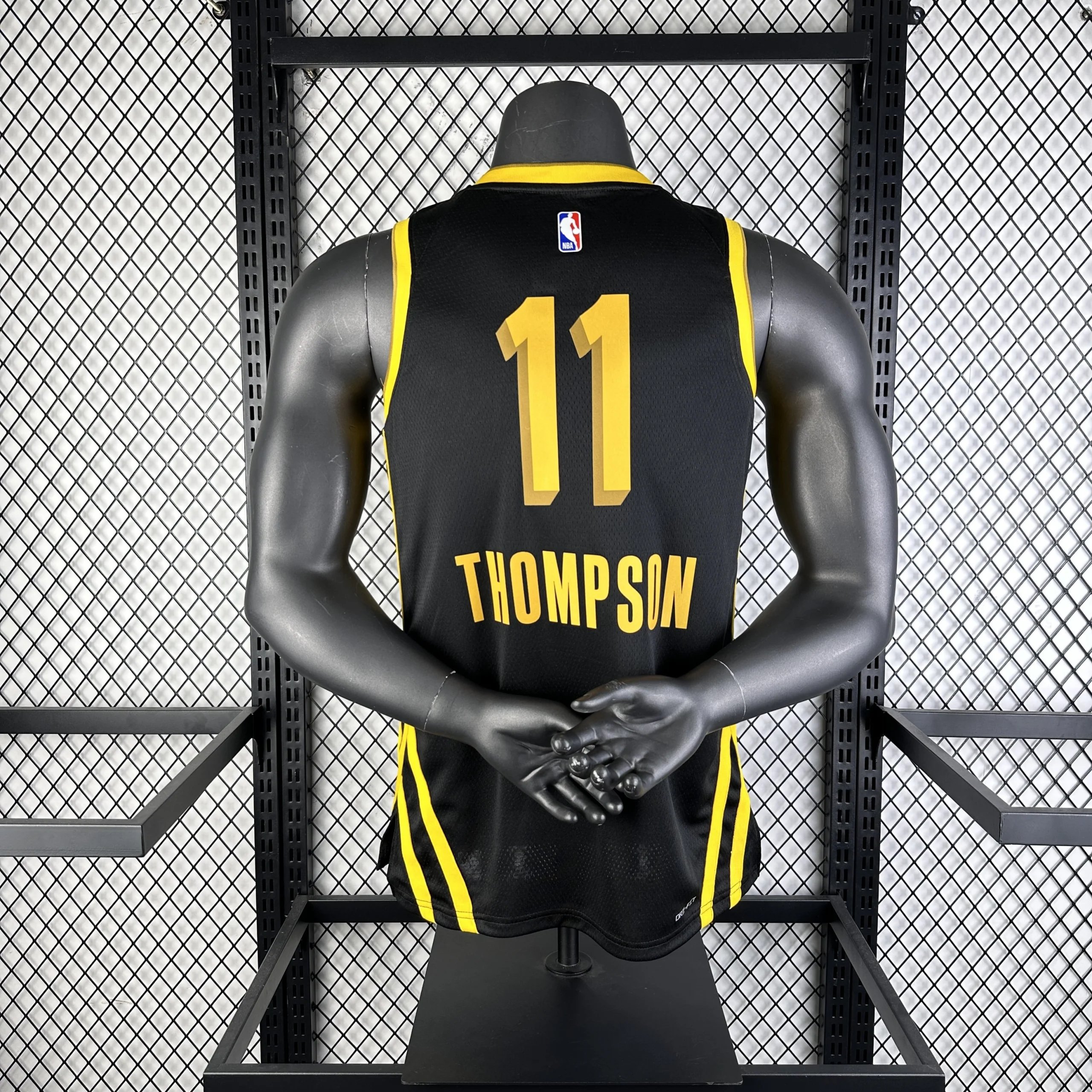 Nike Golden State Warriors City Edition Jersey Black / Yellow - 3