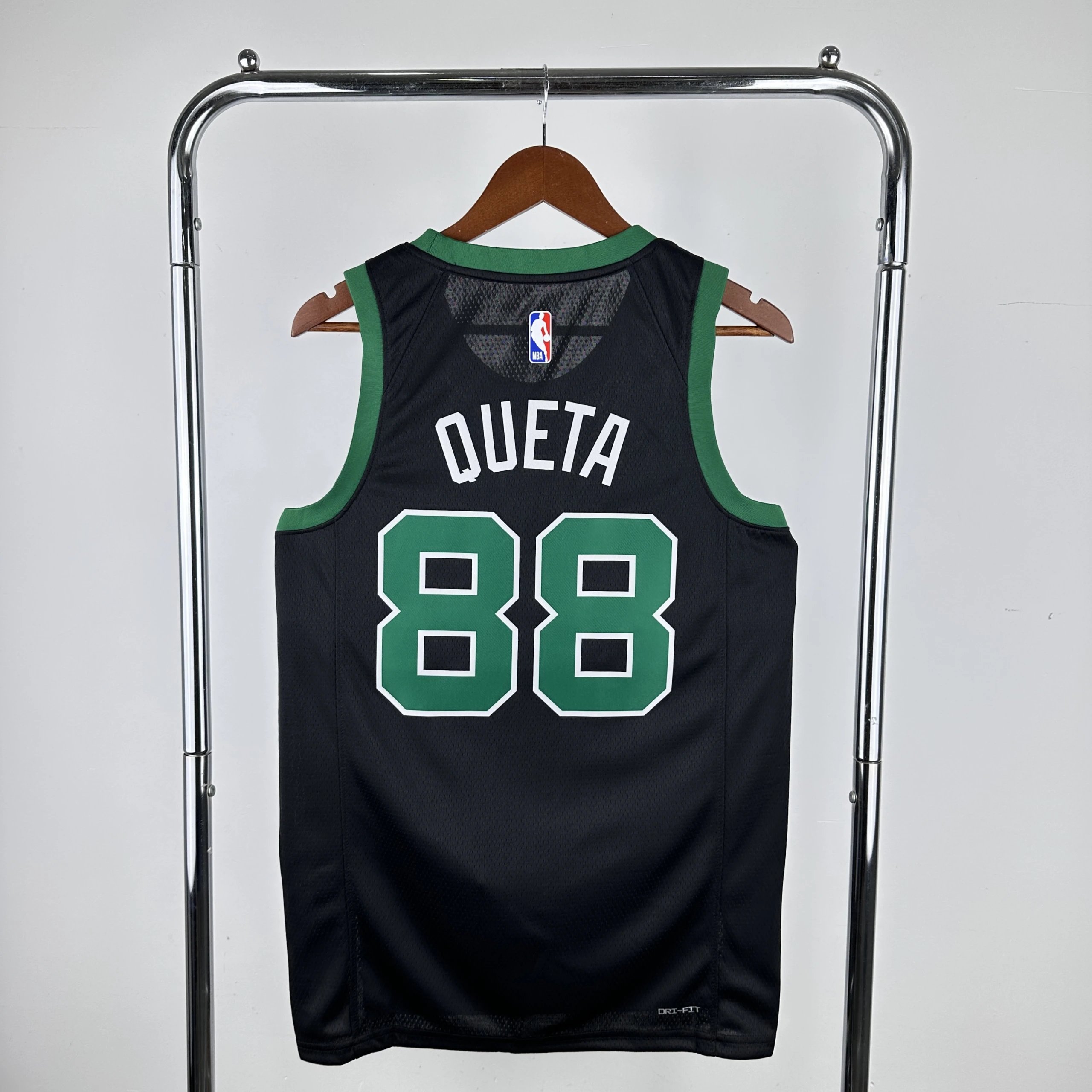 Air Jordan Boston Celtics Statement Edition Jersey Black / Green - 2