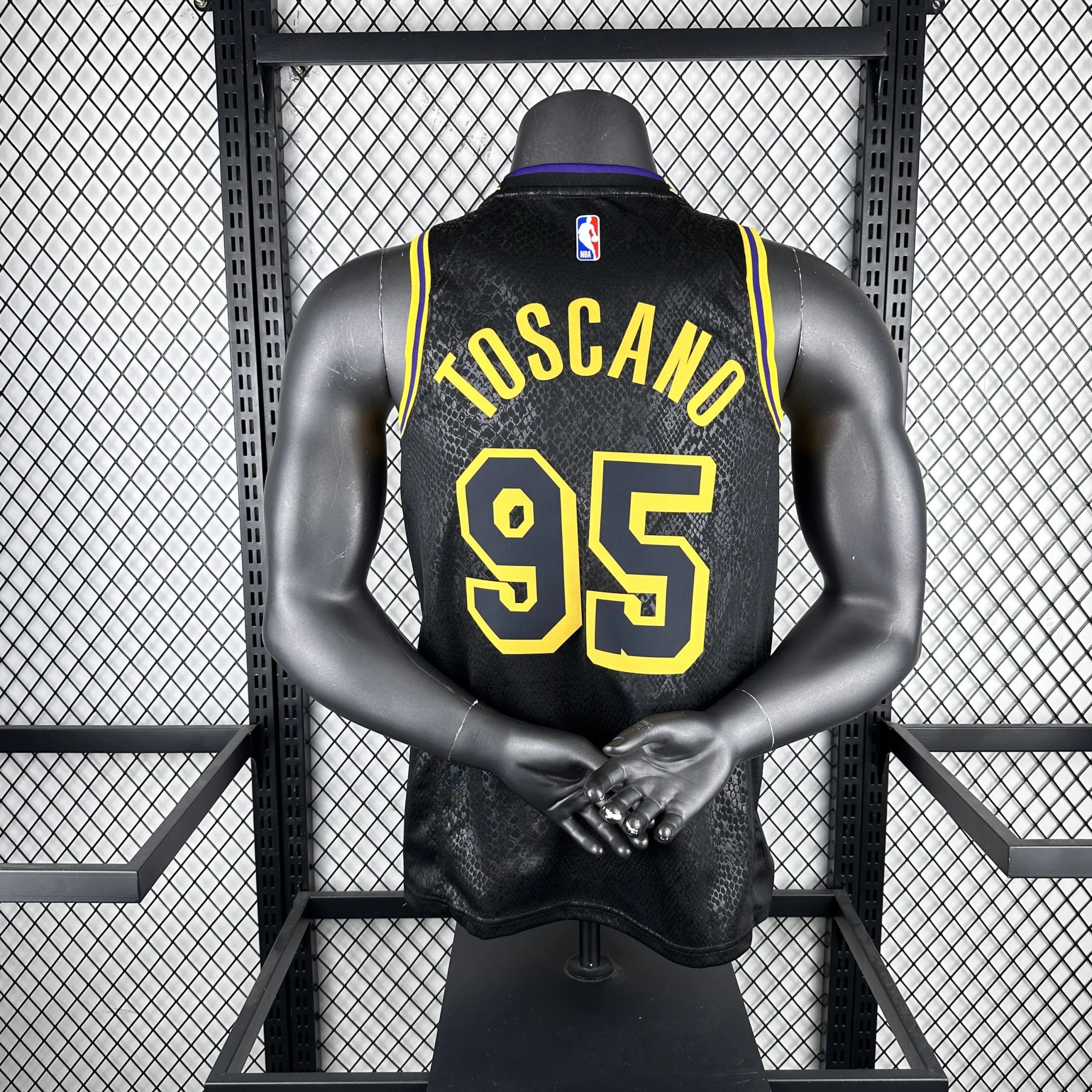 Nike Los Angeles Lakers City Edition Snake Print Jersey Black - 8
