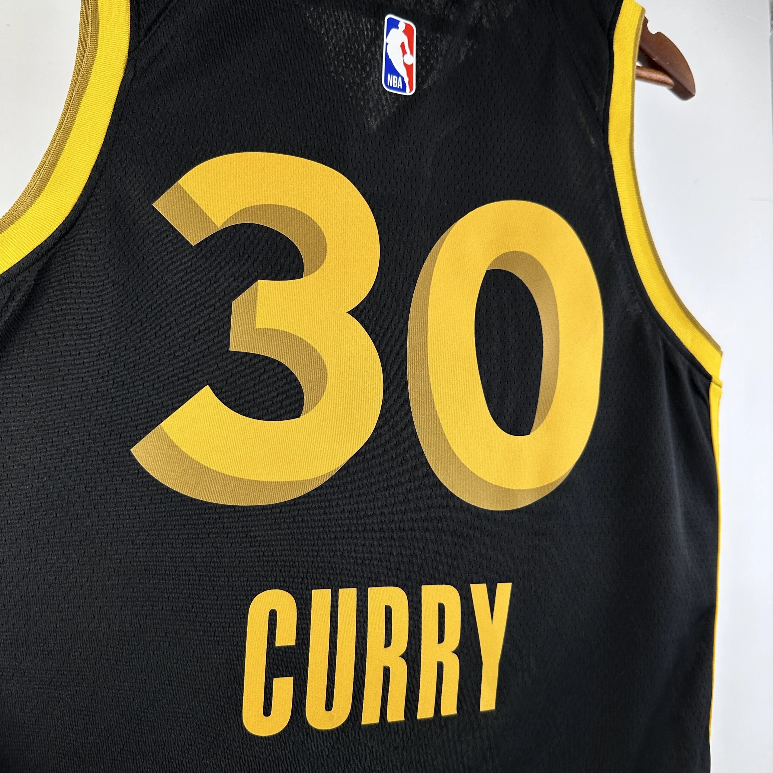Nike Golden State Warriors City Edition Jersey Black / Yellow - 6