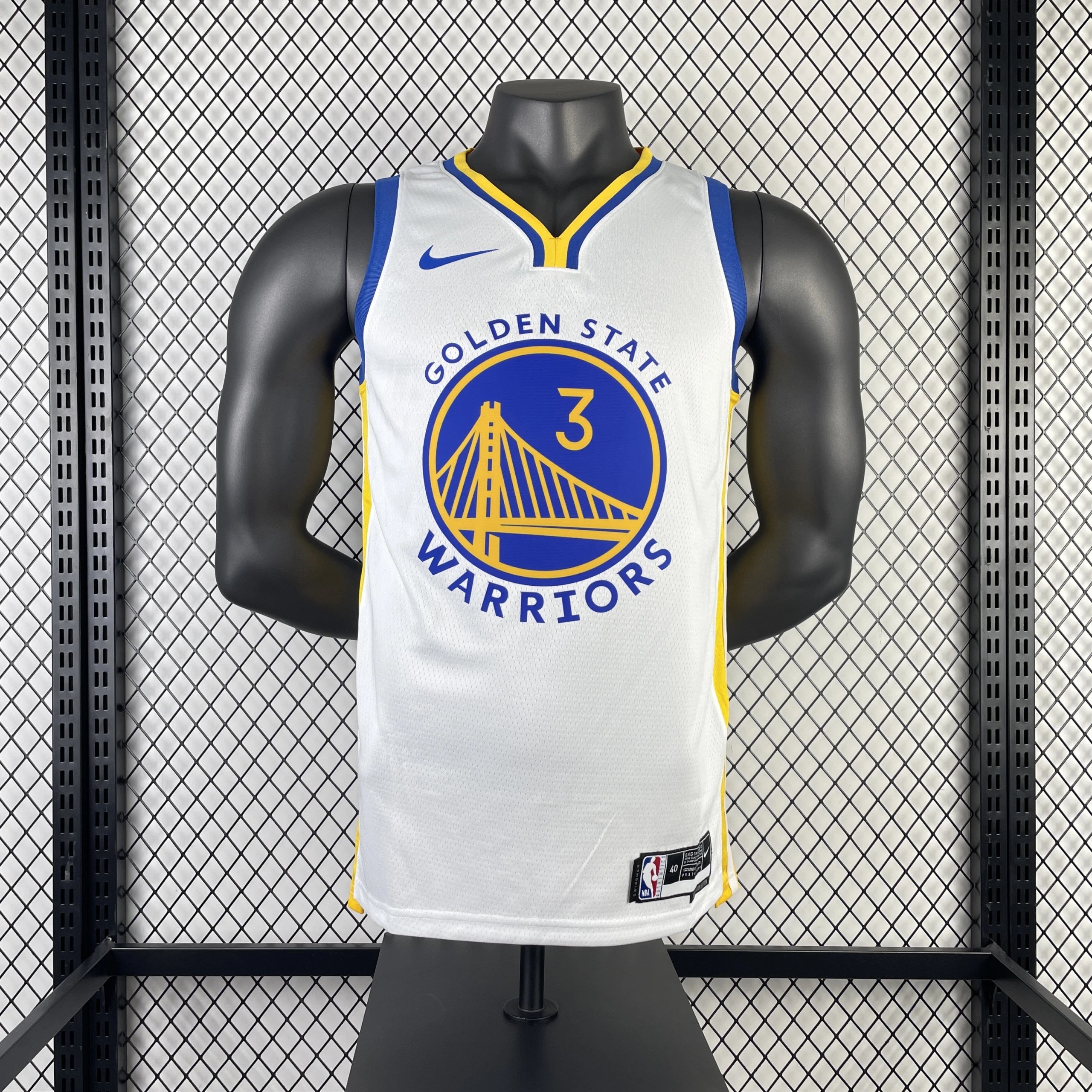 Nike Golden State Warriors Association Edition Jersey White - 3