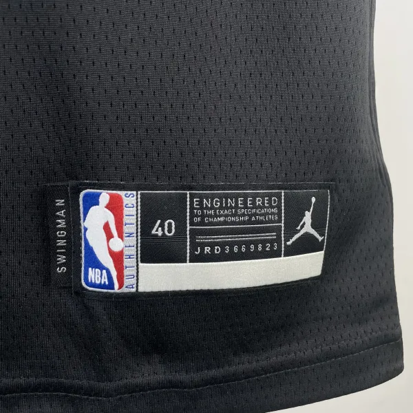 Air Jordan Milwaukee Bucks City Edition Jersey Black - 7