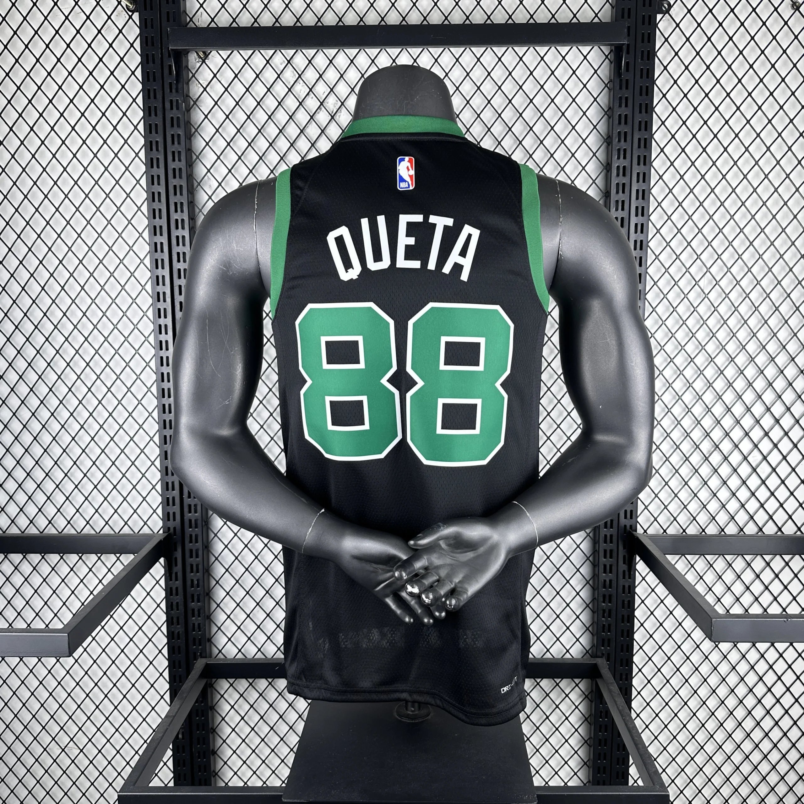 Air Jordan Boston Celtics Statement Edition Jersey Black / Green - 10