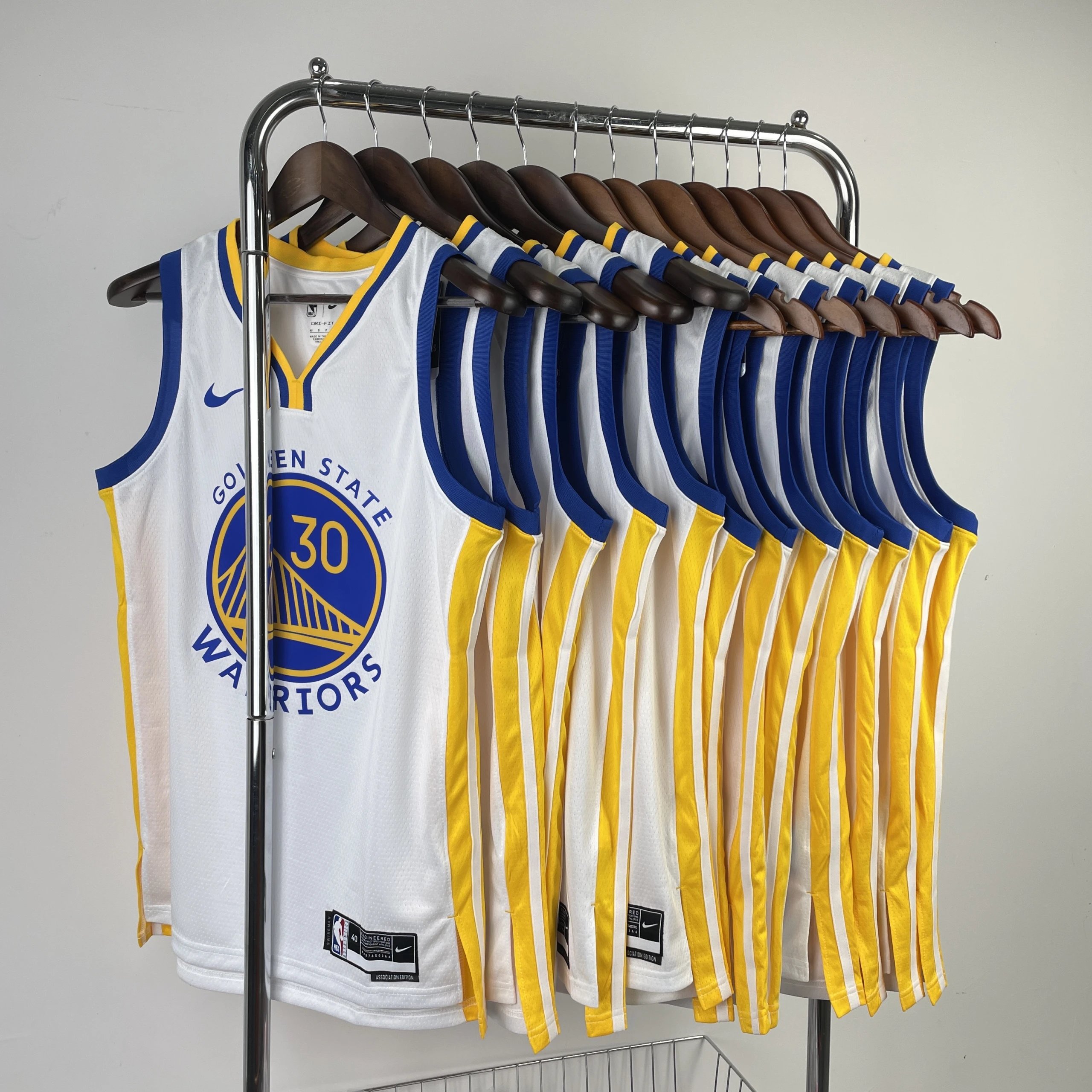 Nike Golden State Warriors Association Edition Jersey White - 4