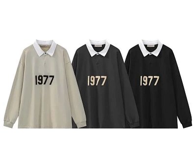 1977 Logo Long-Sleeve Polo Shirt [3 styles]