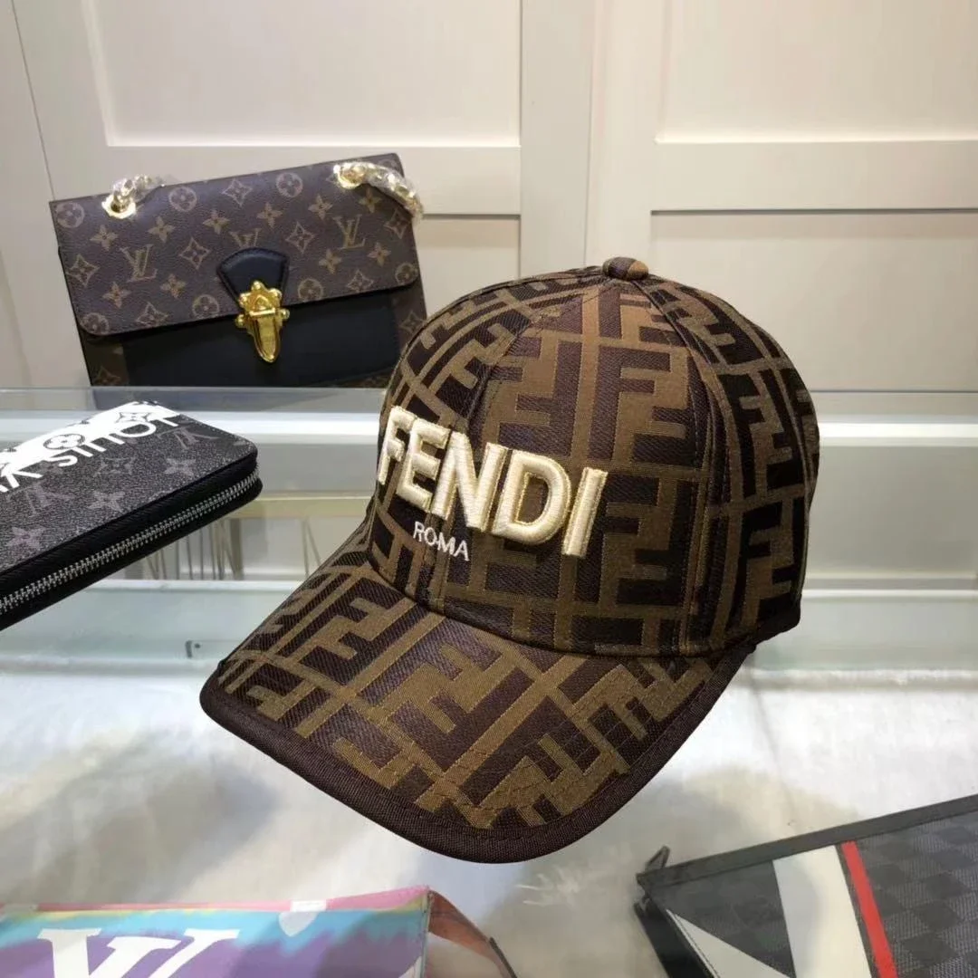 Fendi Brown Hat