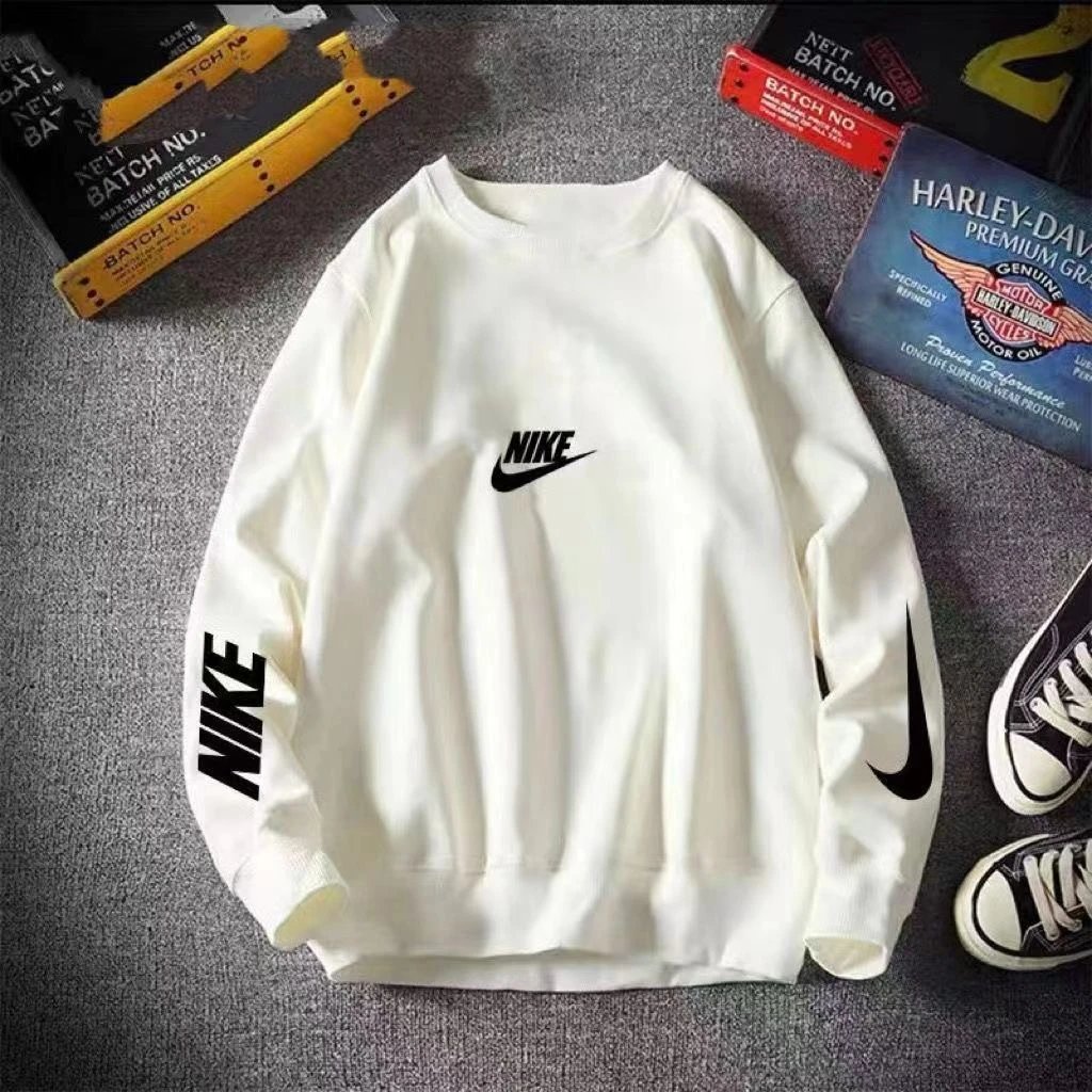 Nike Swoosh Logo Black Oversized Hoodie - 3