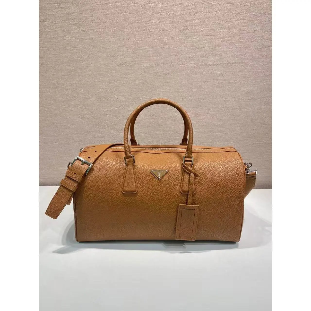 Prada Handbags Top-Handle Zip Satchel with Detachable Shoulder Strap — 27
