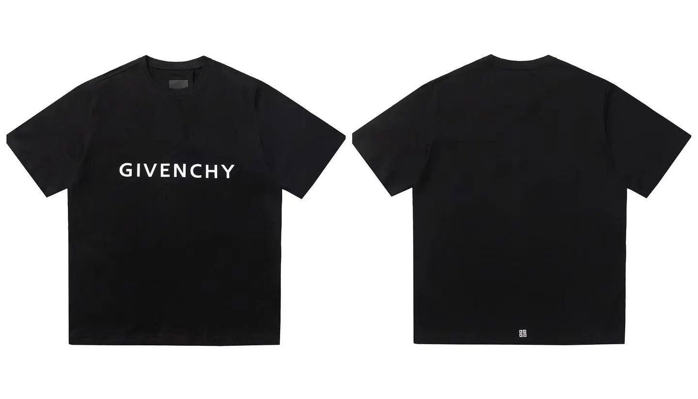 Givenchy T-Shirts Graphic Print Crewneck T-Shirt — 32