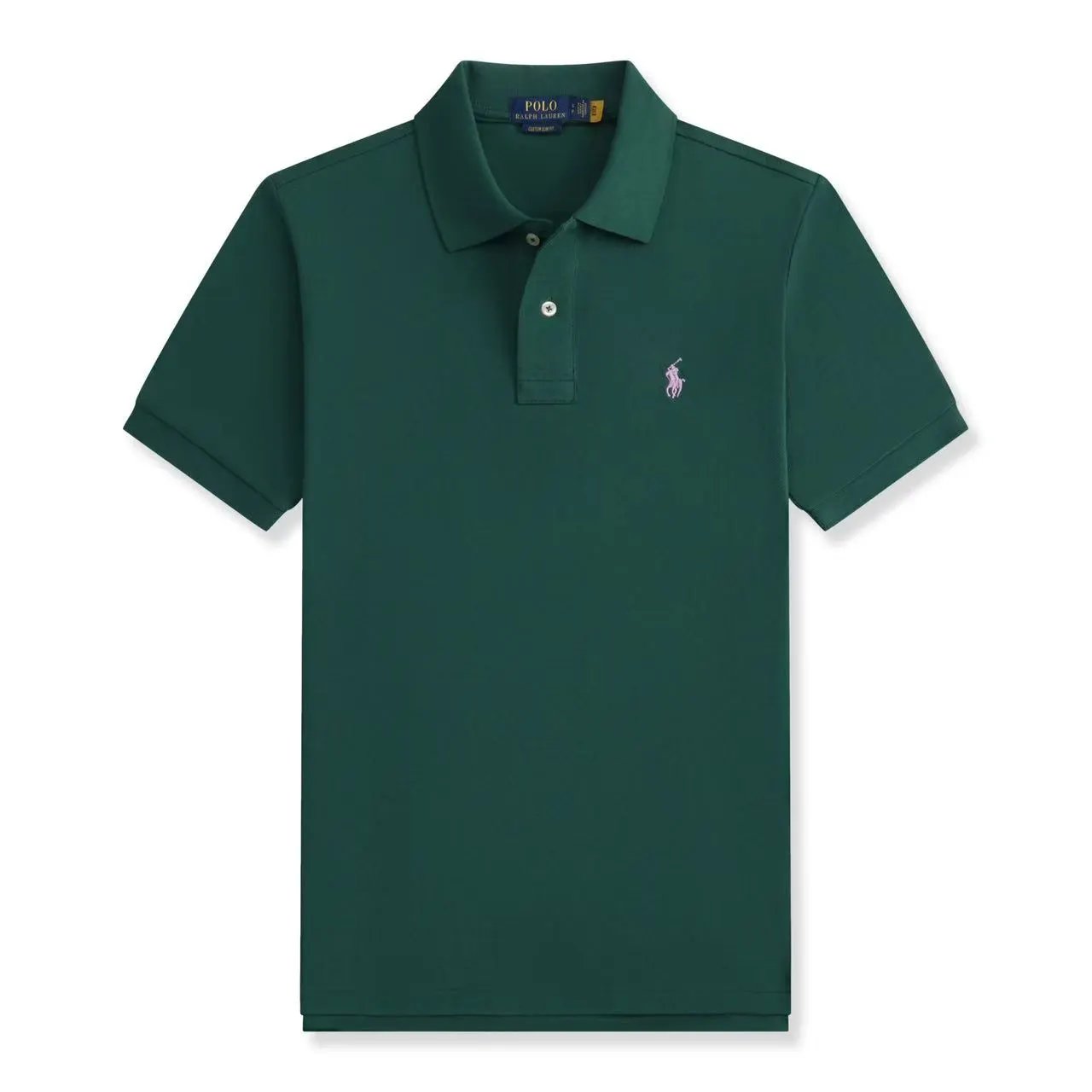 Unbranded T-Shirts Short-Sleeve Polo Shirt with Embroidered Horse Motif — 21