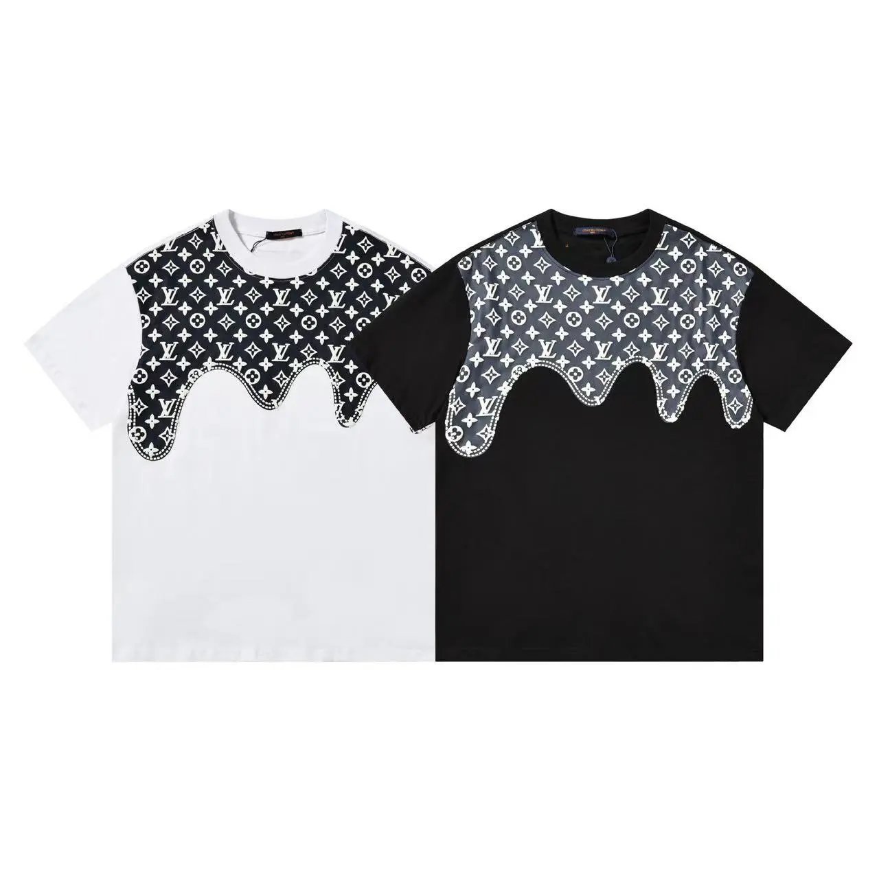 Celine T-Shirts Short-Sleeve Logo Print — 30 Black