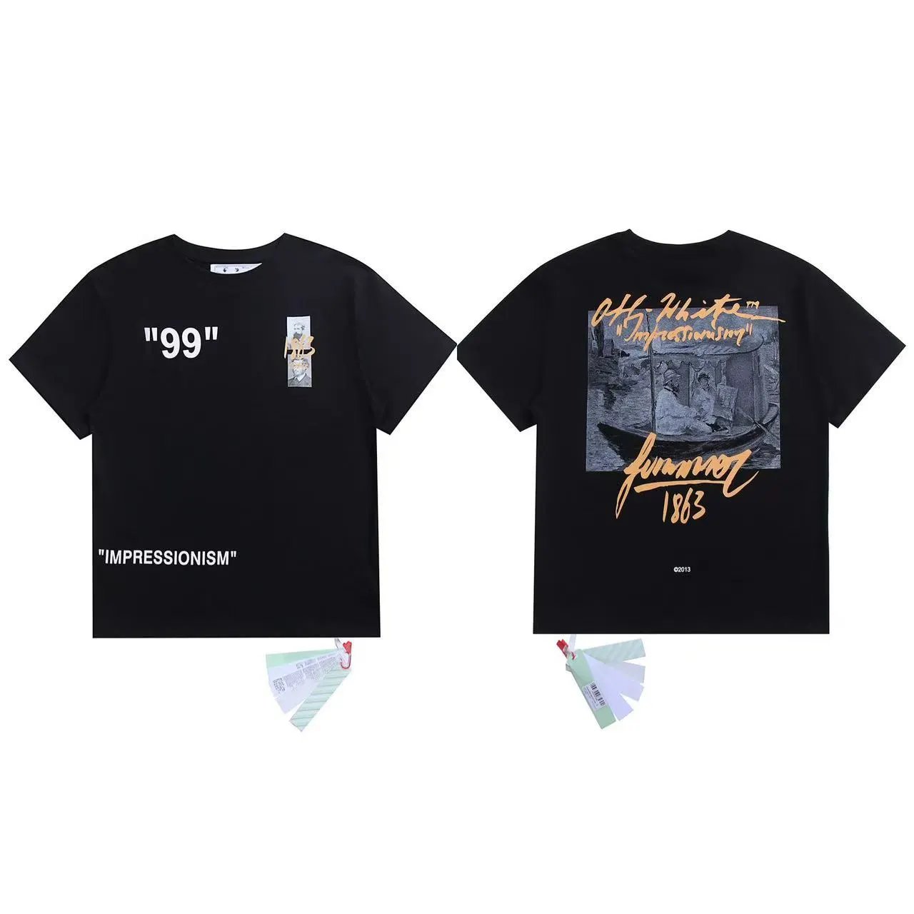 Off-White T-Shirts Graphic Arrow-Print Short-Sleeve T-Shirt — 37