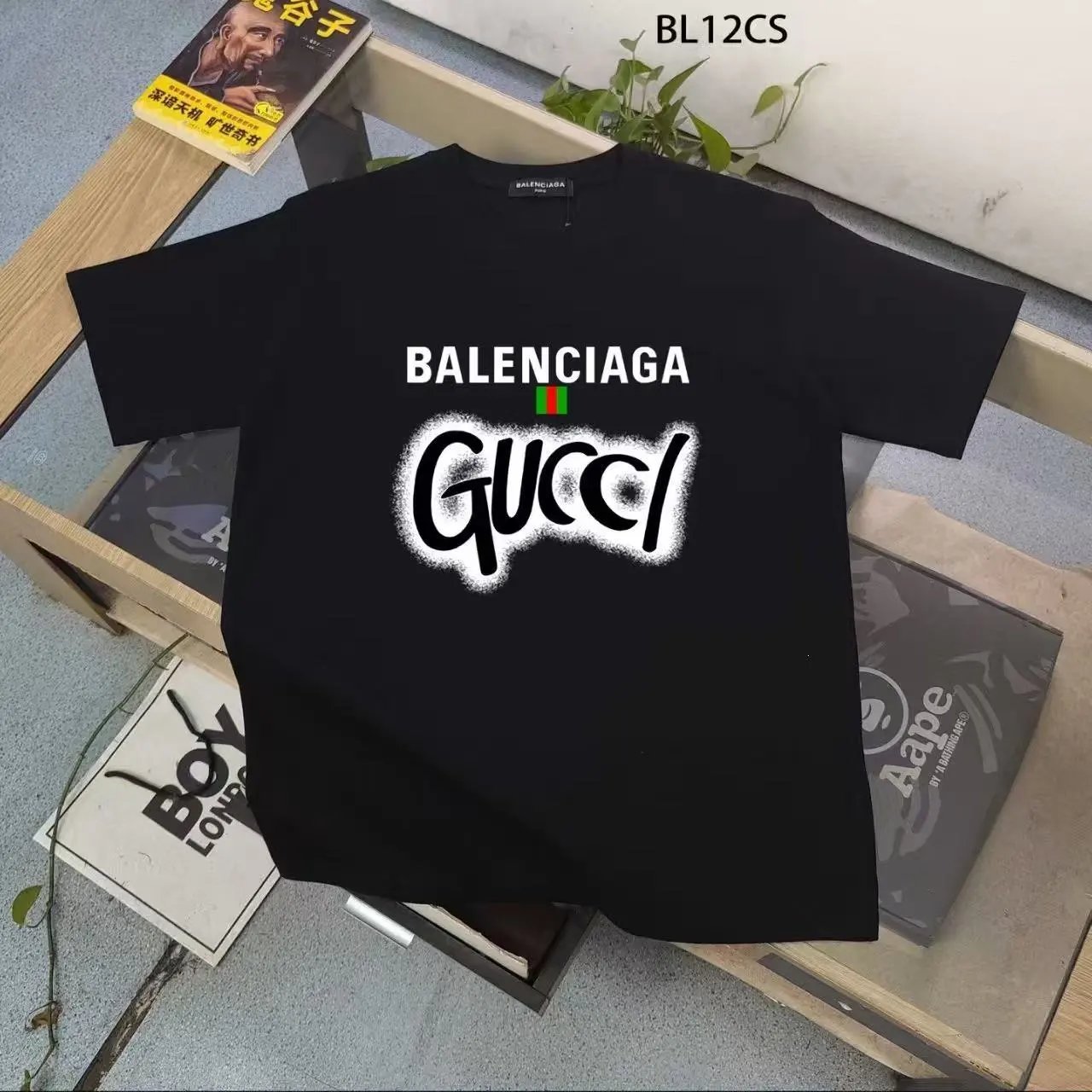 Gucci T-Shirts Short-Sleeve Logo Print — 8