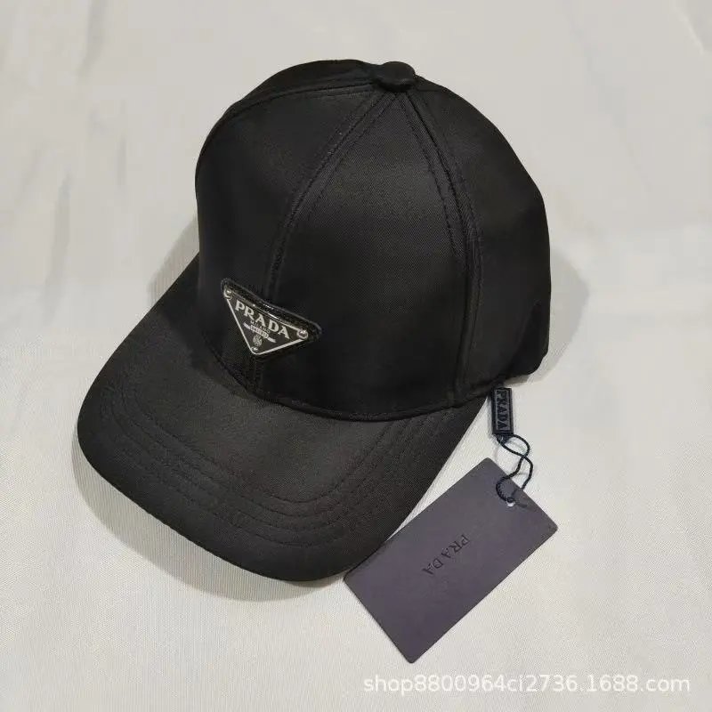 Prada Hats Triangle Plaque Baseball Cap — 6
