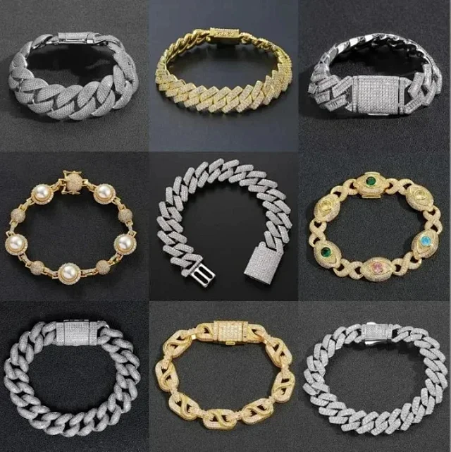Unbranded Jewelry Cubic Zirconia Chain Bracelets product detail image 1