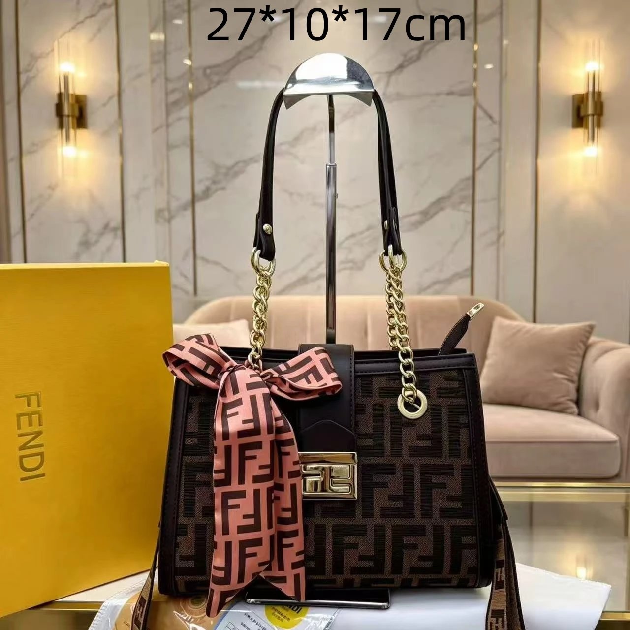 Chanel Crossbody Bags Quilted chain-strap flap bag — 32