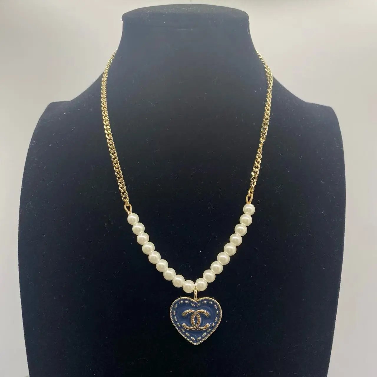 Chanel Jewelry Logo Pendant Necklace — 29
