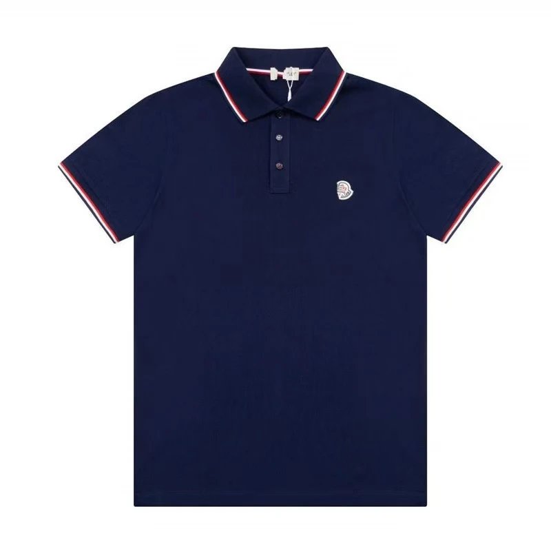 Moncler Shirts Short-Sleeve Logo Polo Shirt — 03