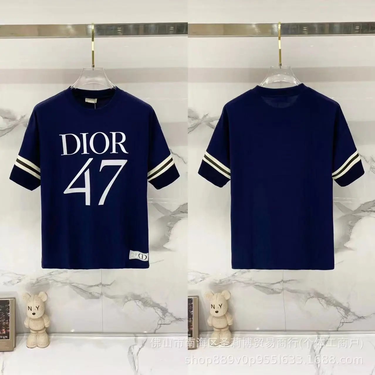 Dior T-Shirts DR42-55 logo graphic short-sleeve — 24
