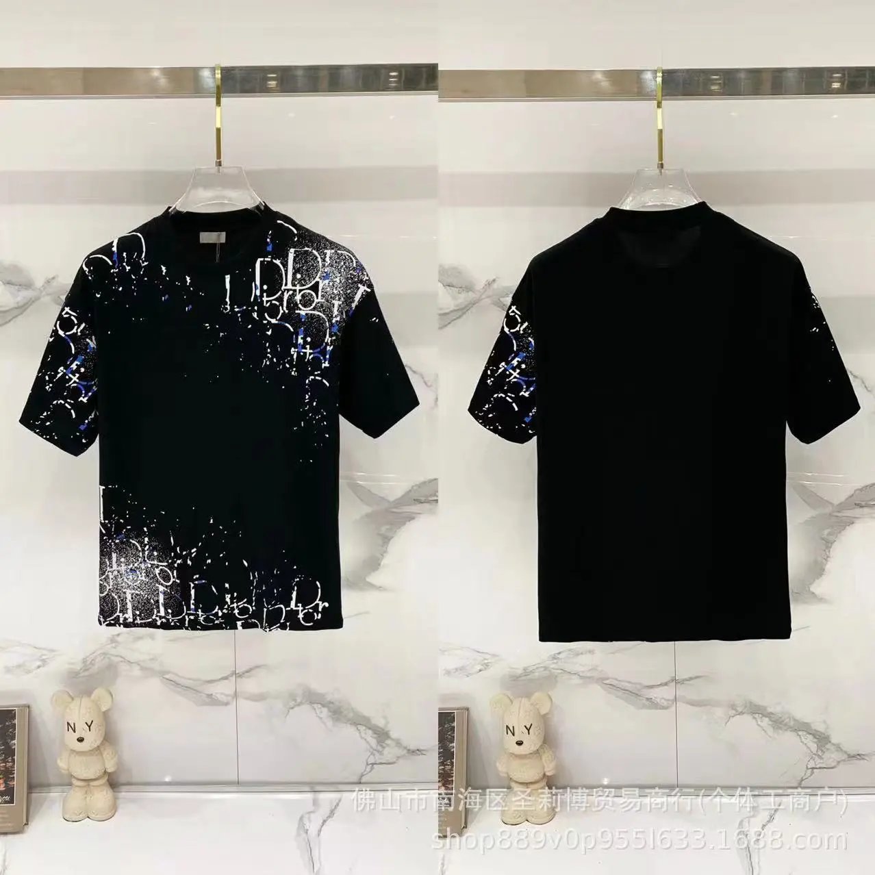 Dior T-Shirts DR42-55 logo graphic short-sleeve — 18