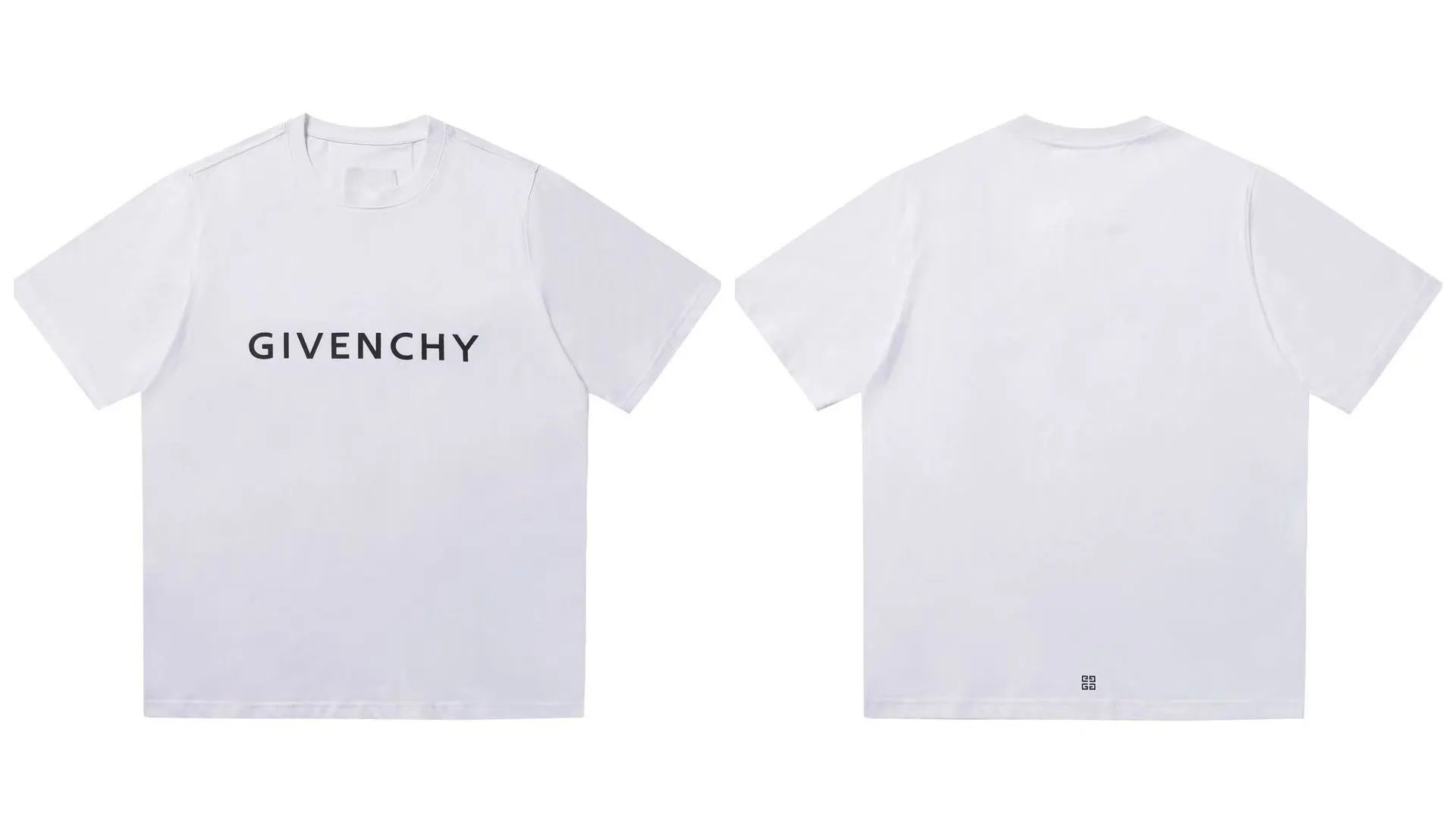 Givenchy T-Shirts Graphic Print Crewneck T-Shirt — 34