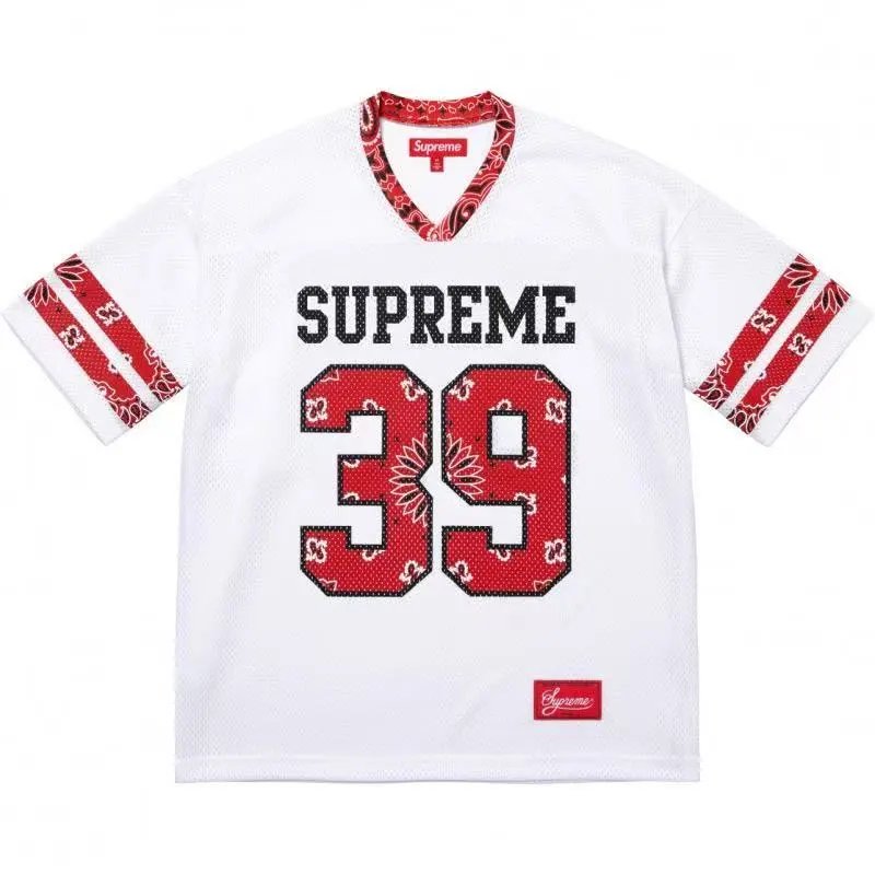 Supreme T-Shirts Short-Sleeve Logo Print — 38
