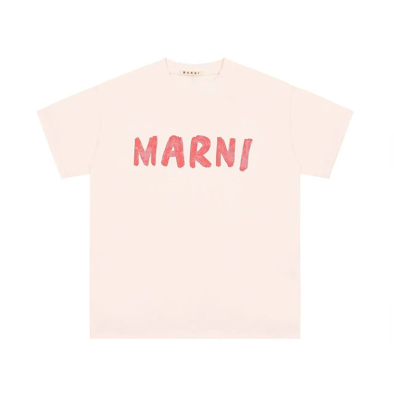 Marni T-Shirts Logo Print Short-Sleeve T-Shirt — 15