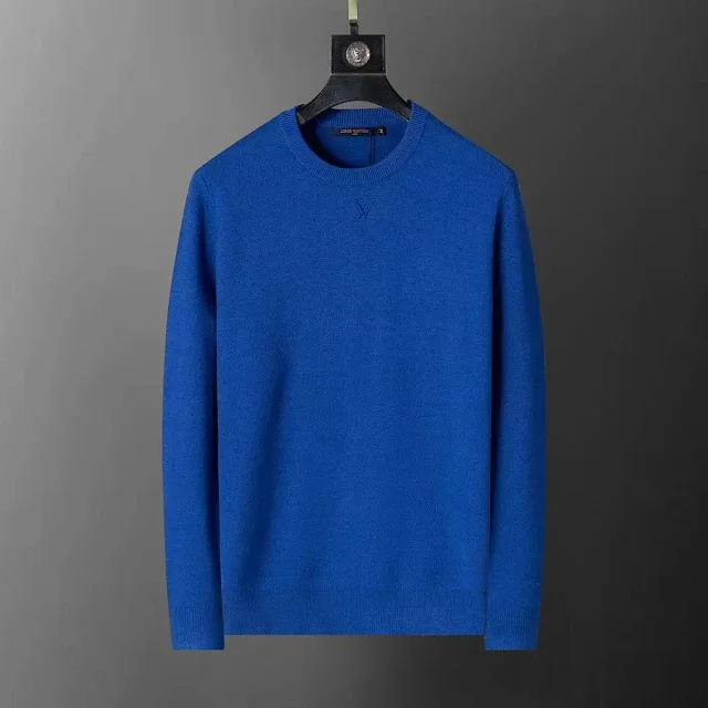 Louis Vuitton Knitwear Long-Sleeve Logo Knit Sweater product detail image 8