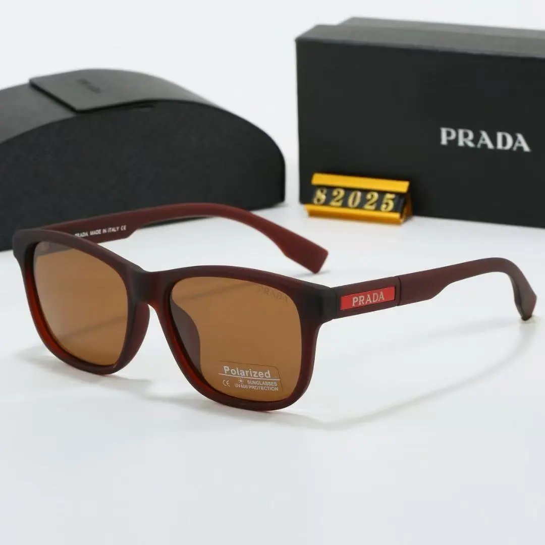 Prada Eyewear Square-frame sunglasses with triangle logo temples — 16