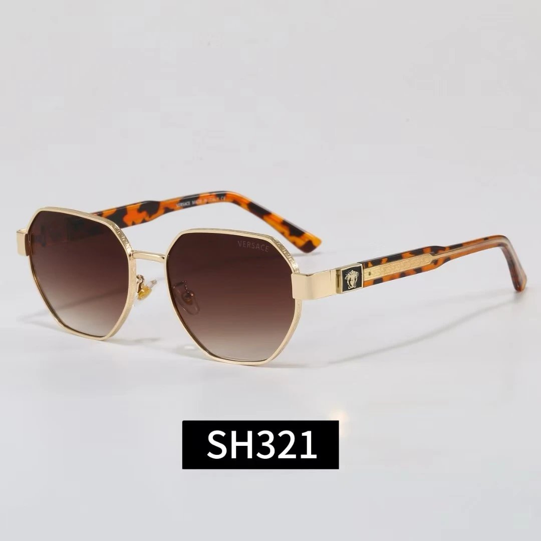 Versace Eyewear YX3207 geometric sunglasses with Medusa emblems — 30