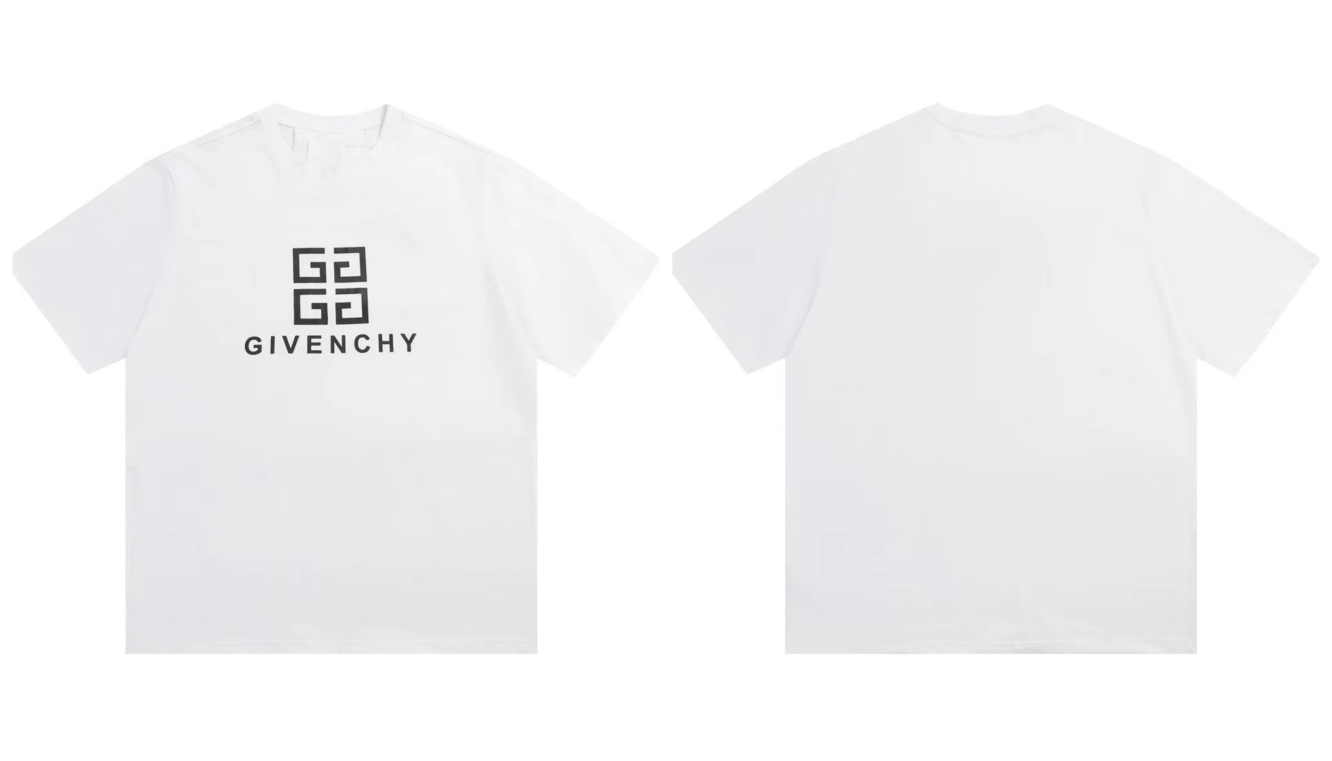 Givenchy T-Shirts Graphic Print Crewneck T-Shirt — 37