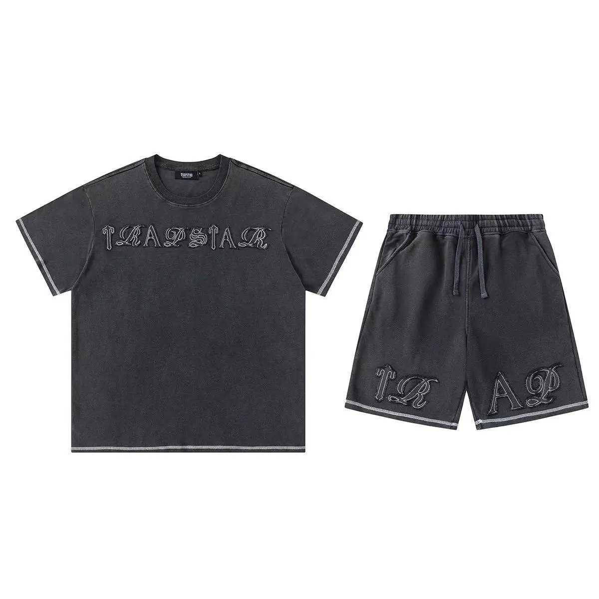 Trapstar Matching Sets Graphic T-Shirt and Shorts Set — 40