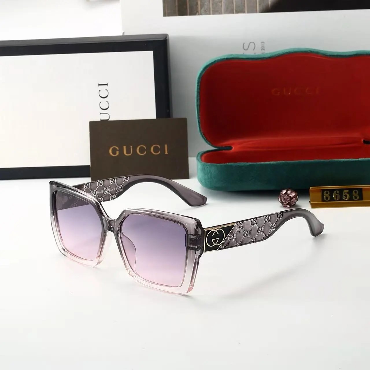 Gucci Eyewear 2293 Oversized Square Sunglasses — 9