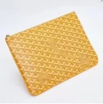 Goyard Travel Bags Zip Toiletry Pouch — Yellow(40*29 cm)